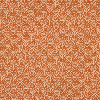Canvas Baumwolle - Orange Flowers | Meterware